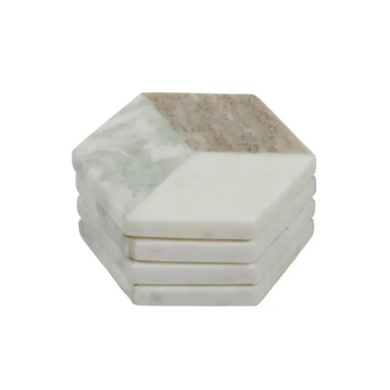Geo Marble Coasters