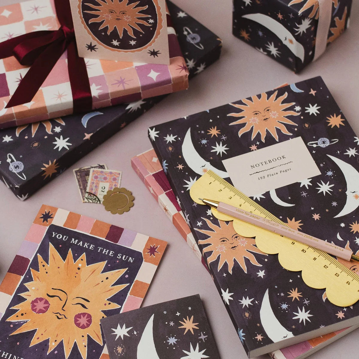 Sun and Moon Notebook
