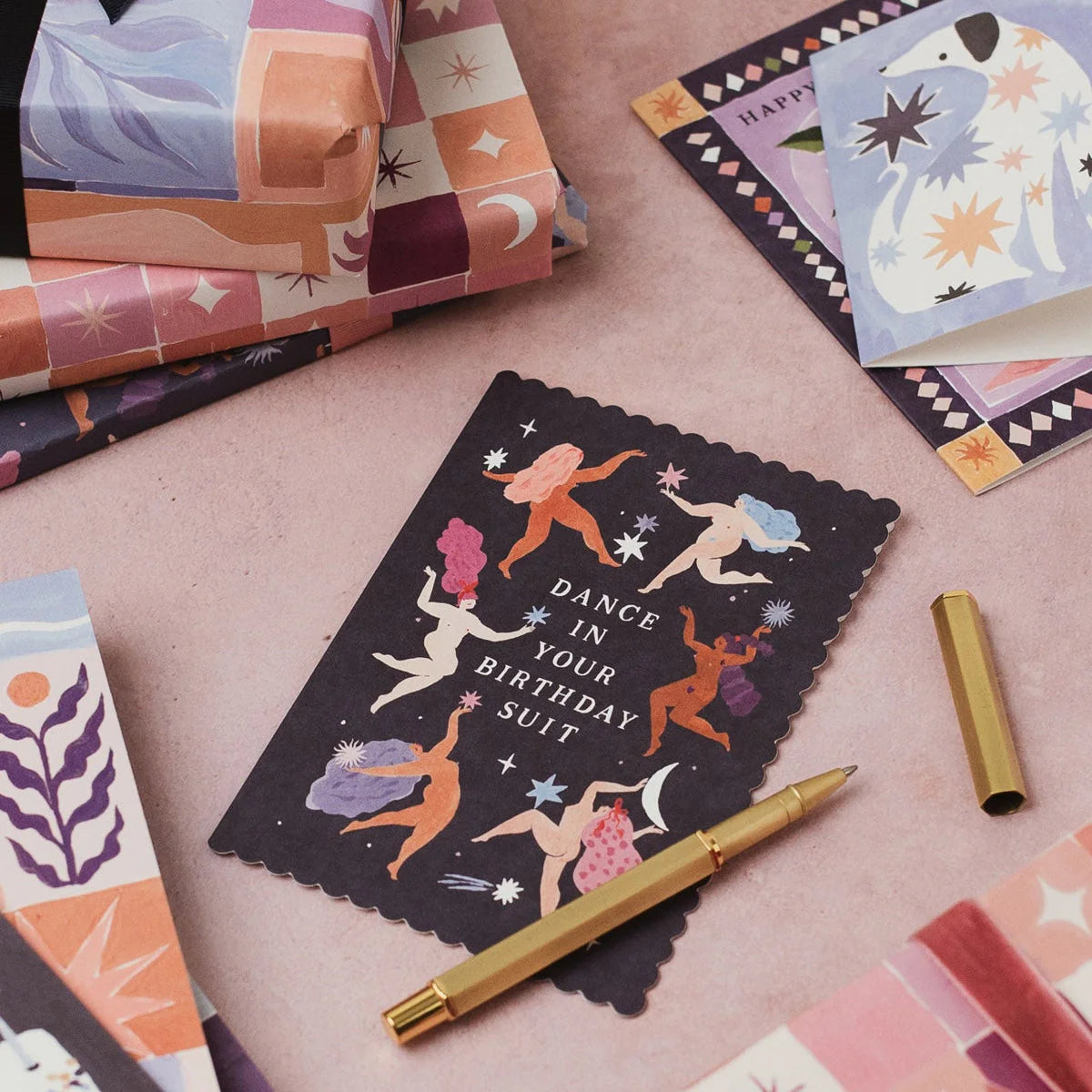 Birthday Suit Birthday Card