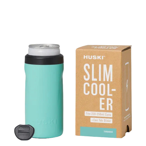 Huski Slim Can Cooler - Turquoise