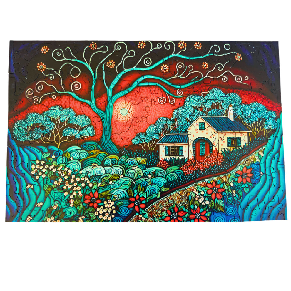 118pc Wooden Puzzle - Home Sweet Home