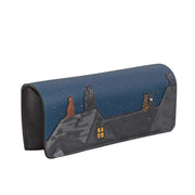 Leather Glasses Case - Stargazing Cats