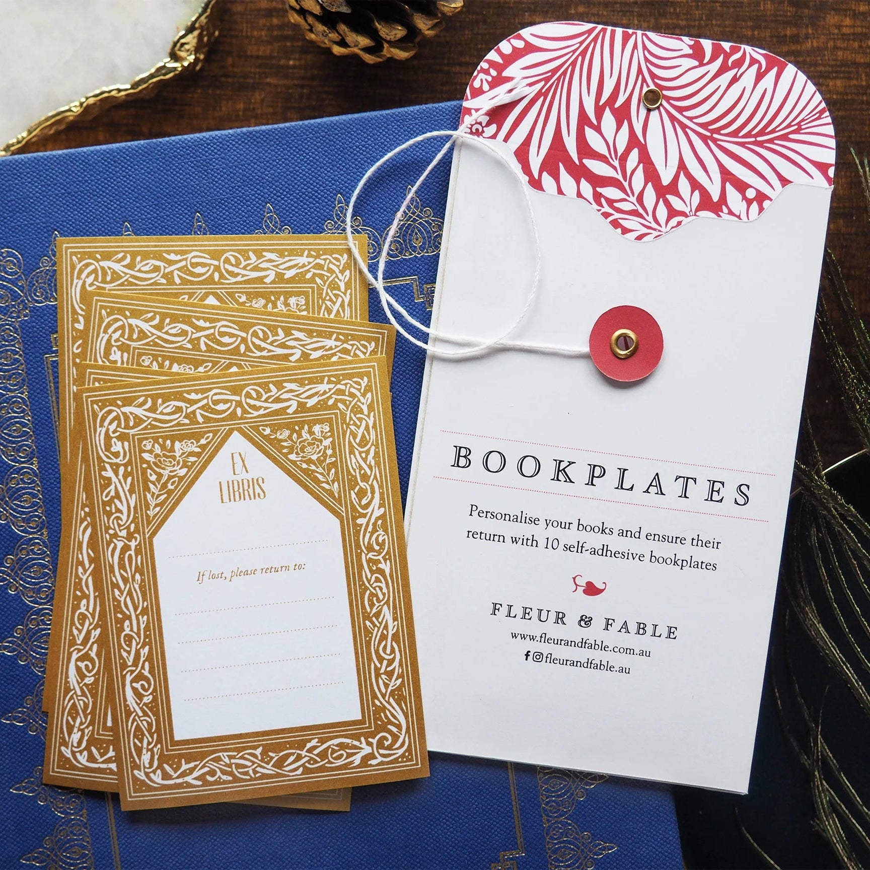 Bookplates - Tangled Vines