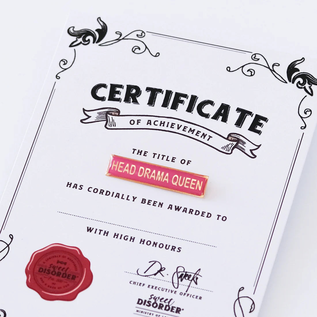 Award Badge - Head Drama Queen