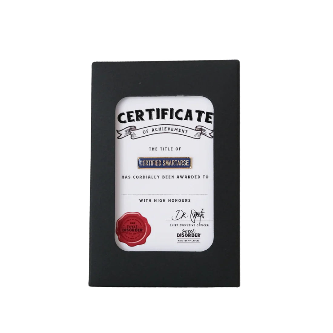 Award Badge - Certified Smartarse