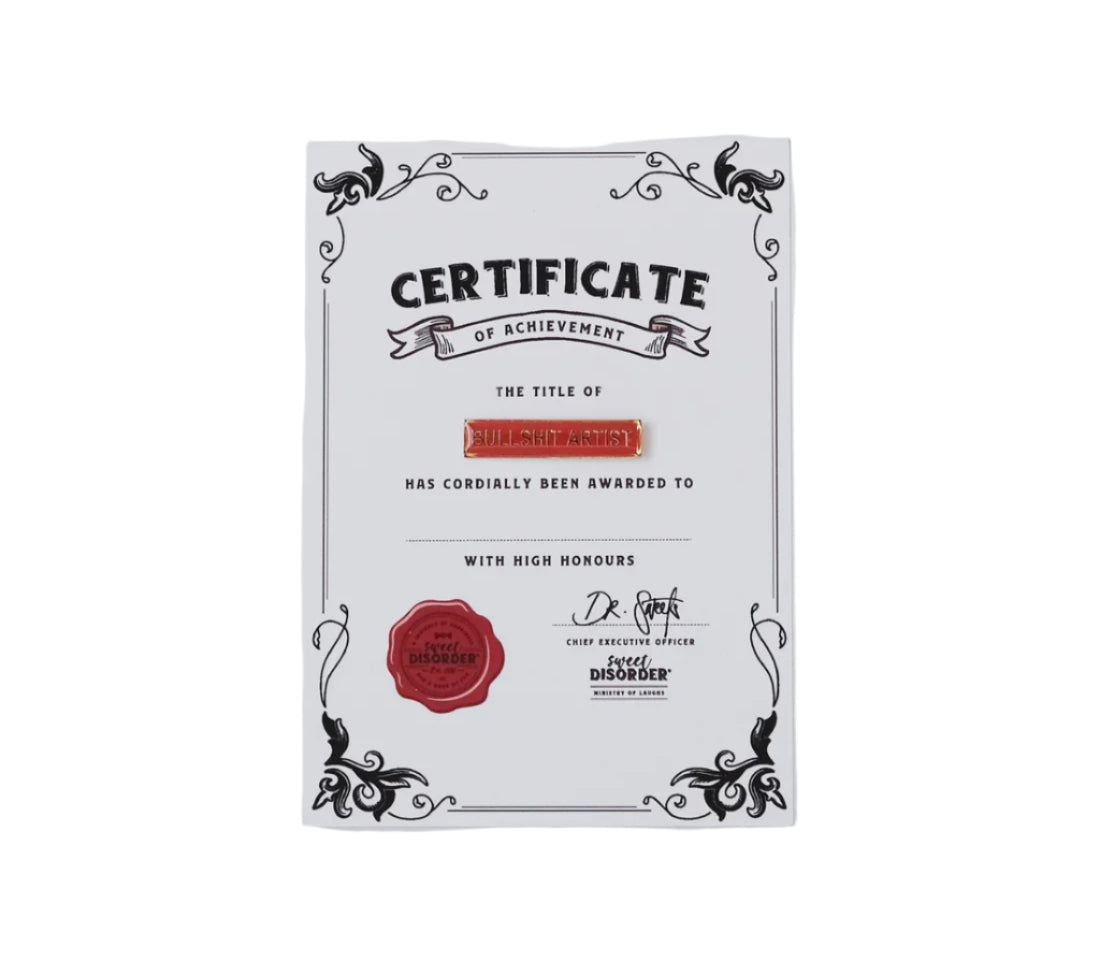 Award Badge - Bullsh*t Artist