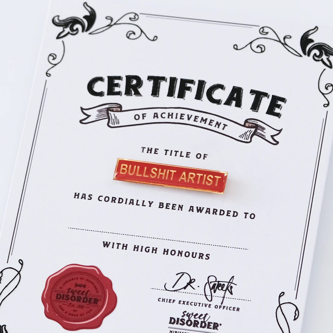 Award Badge - Bullsh*t Artist