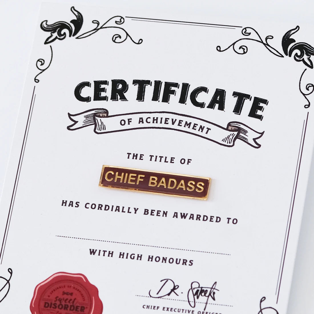 Award Badge - Chief Badass