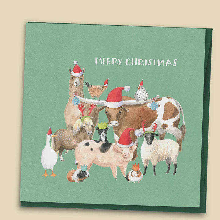 Merry Christmas Herd Card