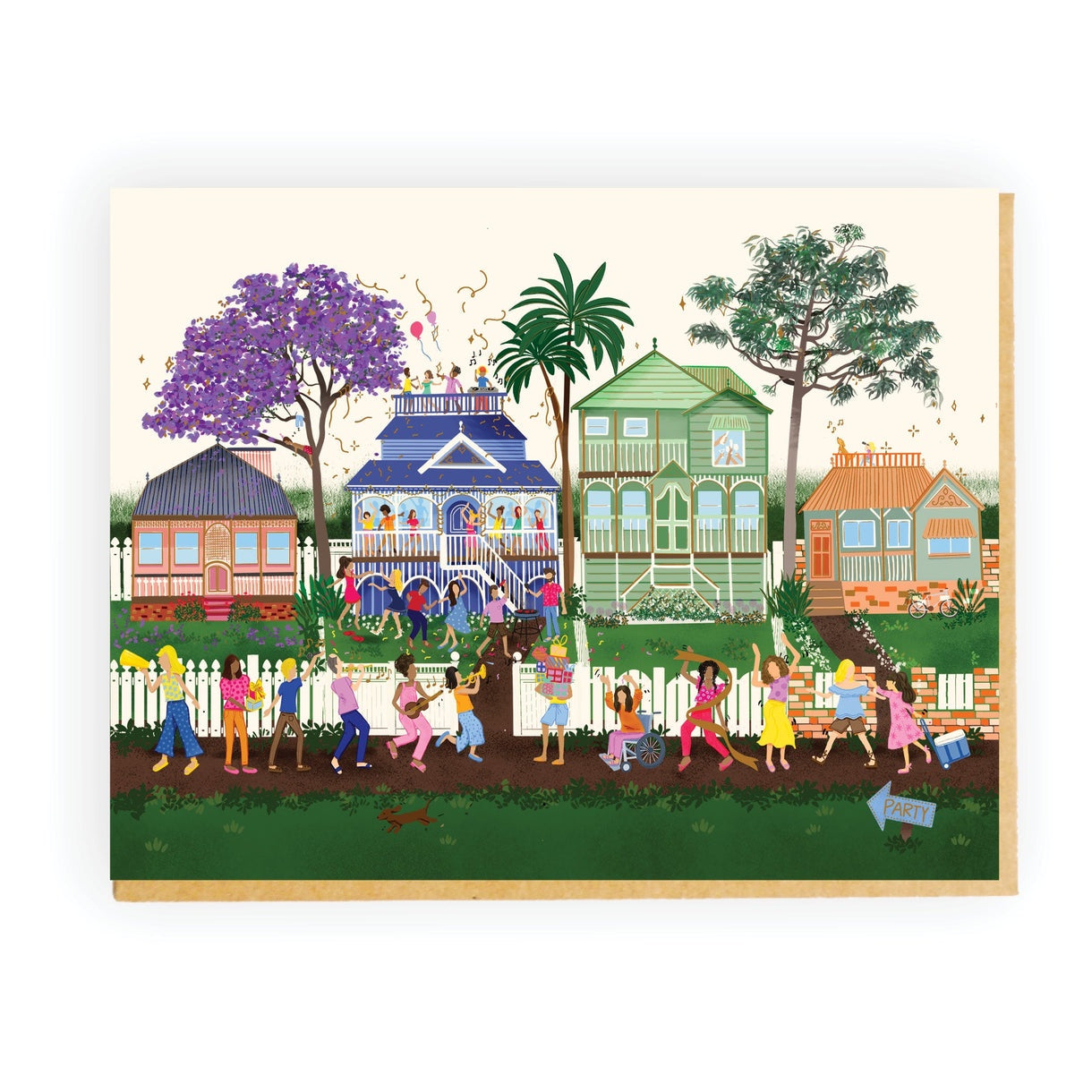 Queenslander House Party Foil Card