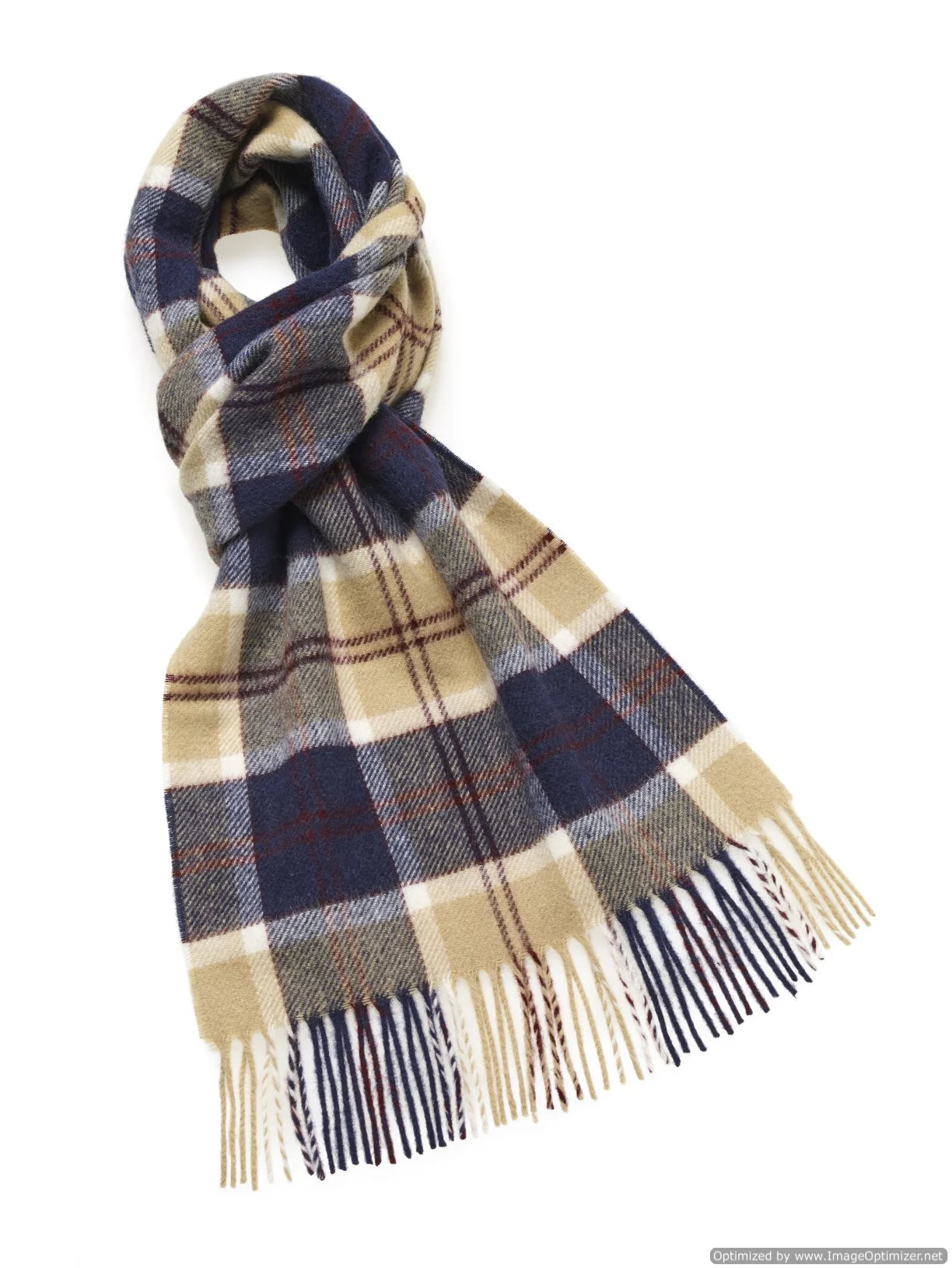 Bannochbrae Tartan Navy Scarf