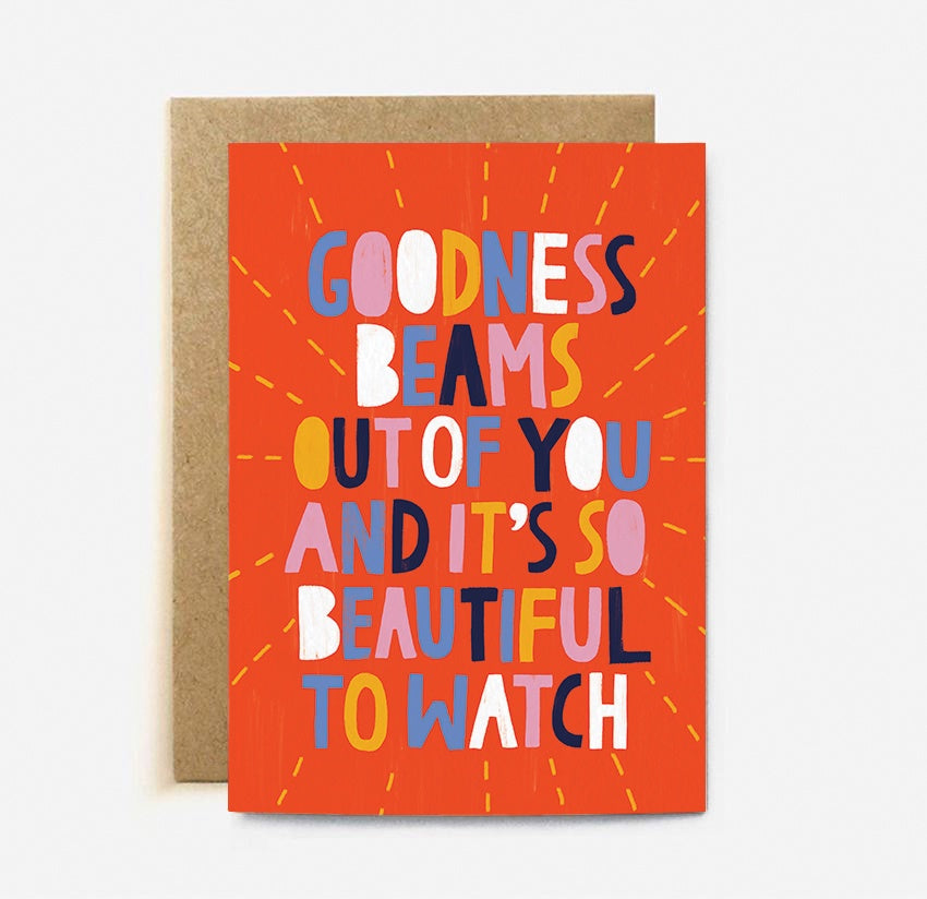 Goodness Beams Card