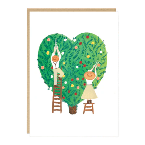 Topiary Heart Tree Card - Adam
