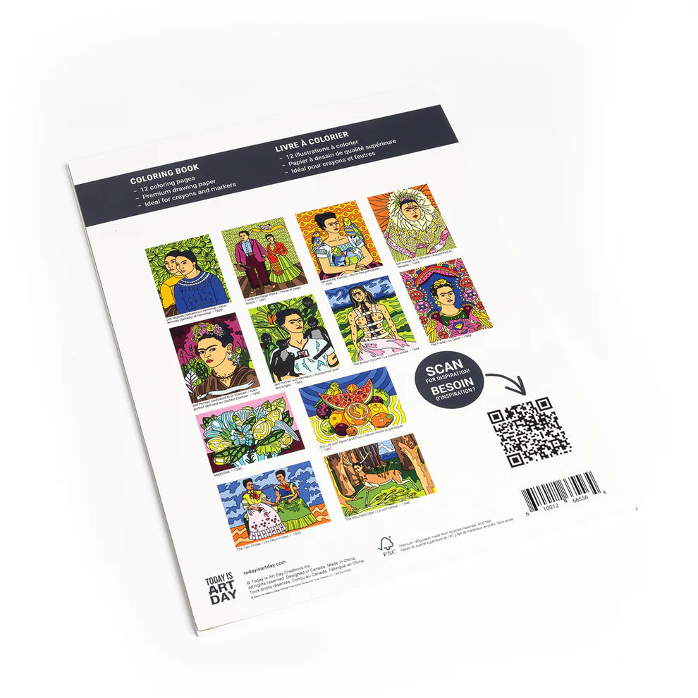 Colouring Book - Frida Kahlo