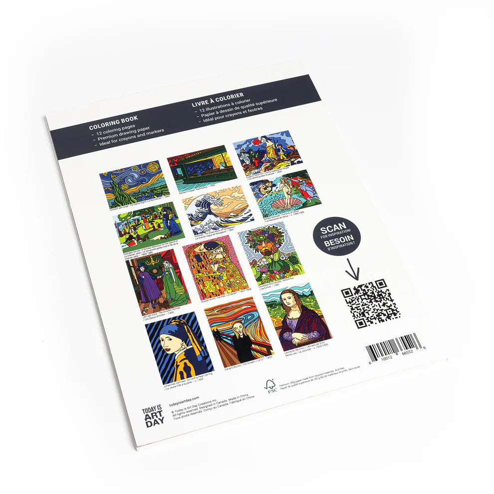 Colouring Book - Masterpieces