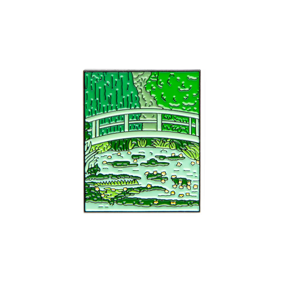 Enamel Pin - Claude Monet Japanese Bridge