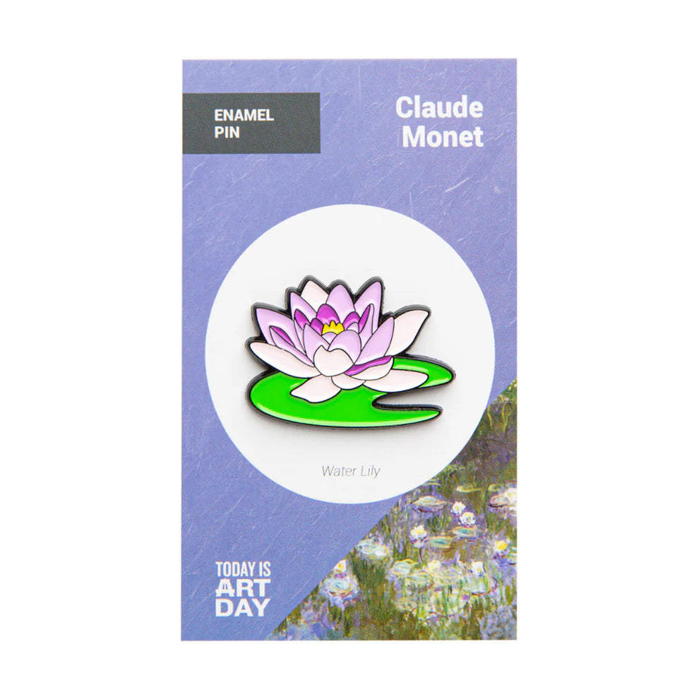 Enamel Pin - Claude Monet Water Lily