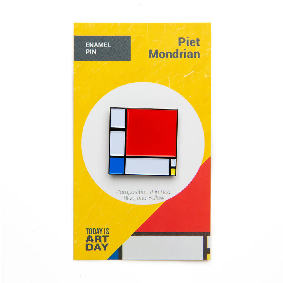 Enamel Pin - Mondrian Composition II