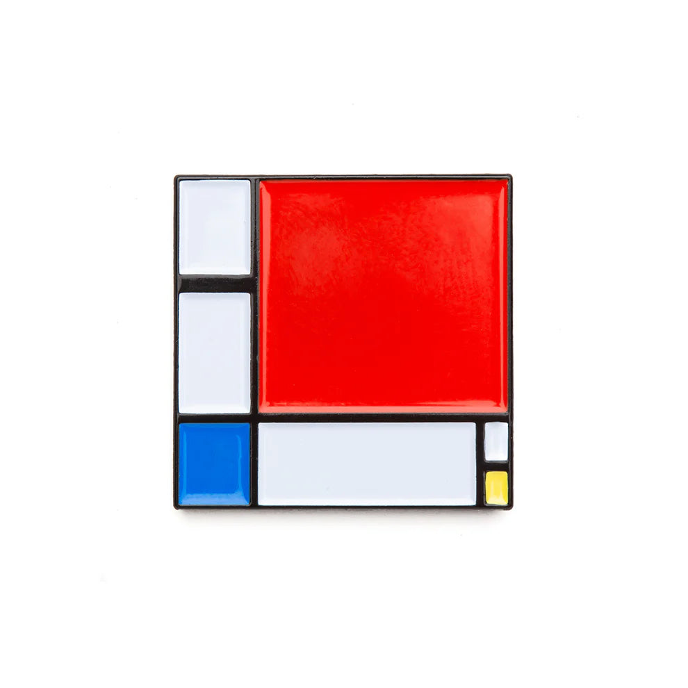 Enamel Pin - Mondrian Composition II
