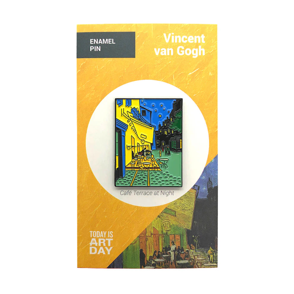 Enamel Pin - Vincent Van Gogh Cafe Terrace
