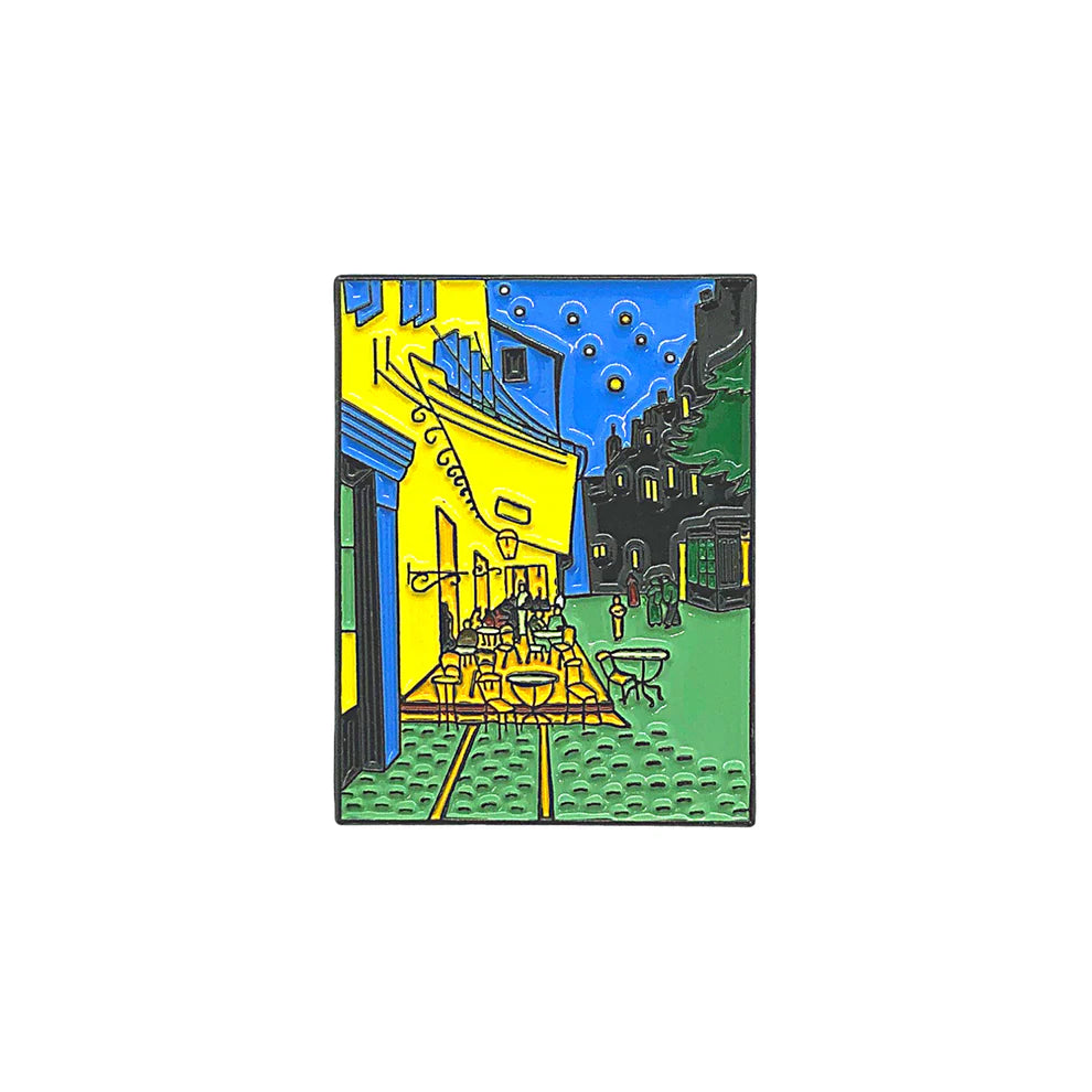 Enamel Pin - Vincent Van Gogh Cafe Terrace