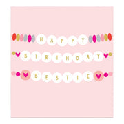Happy Birthday Bestie Garlands Card
