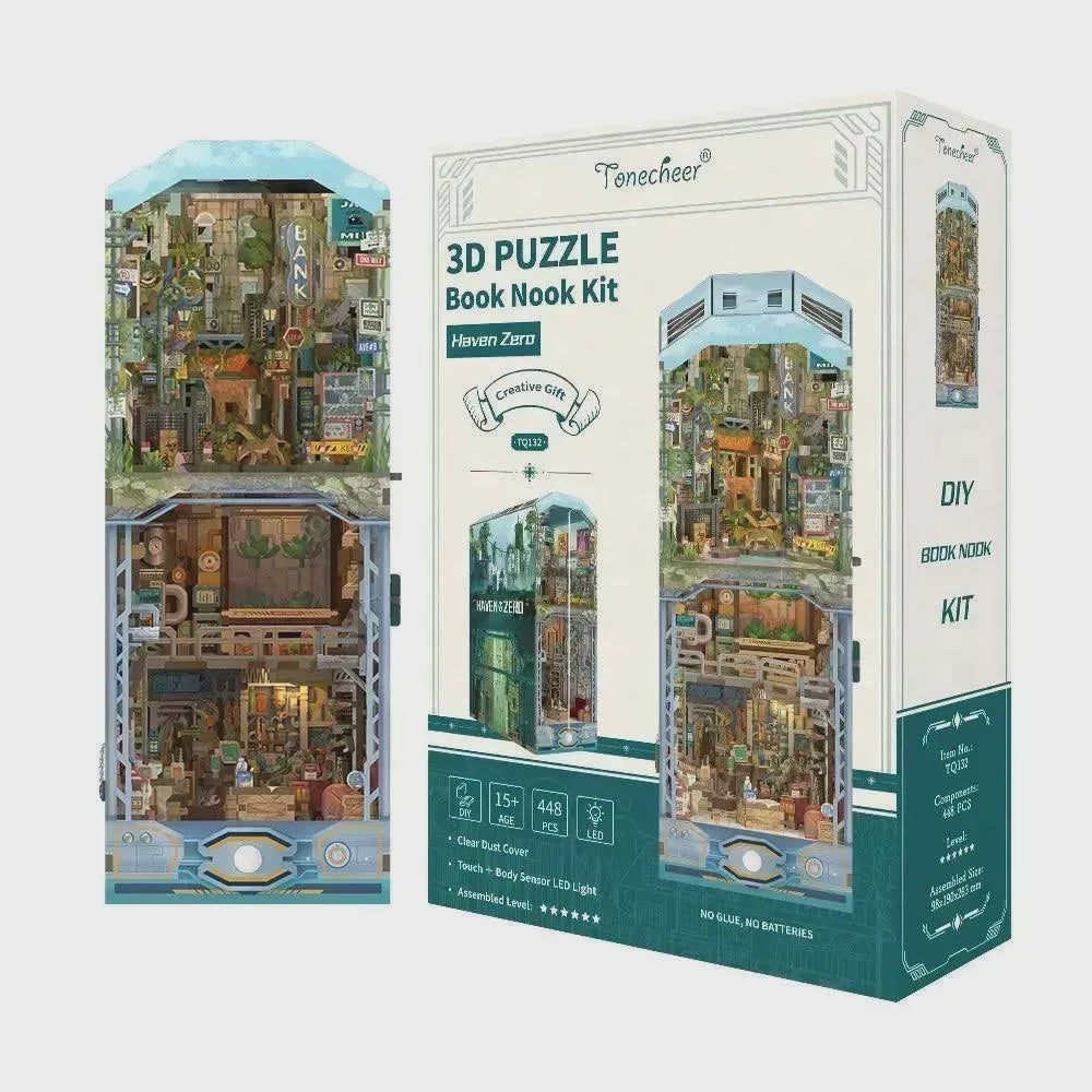 3D Book Nook Puzzle Kit - Haven Zero