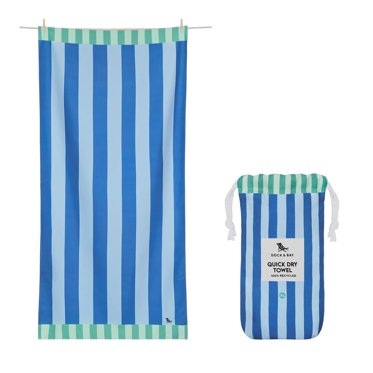Dock & Bay Beach Towel XL - Blue Sky