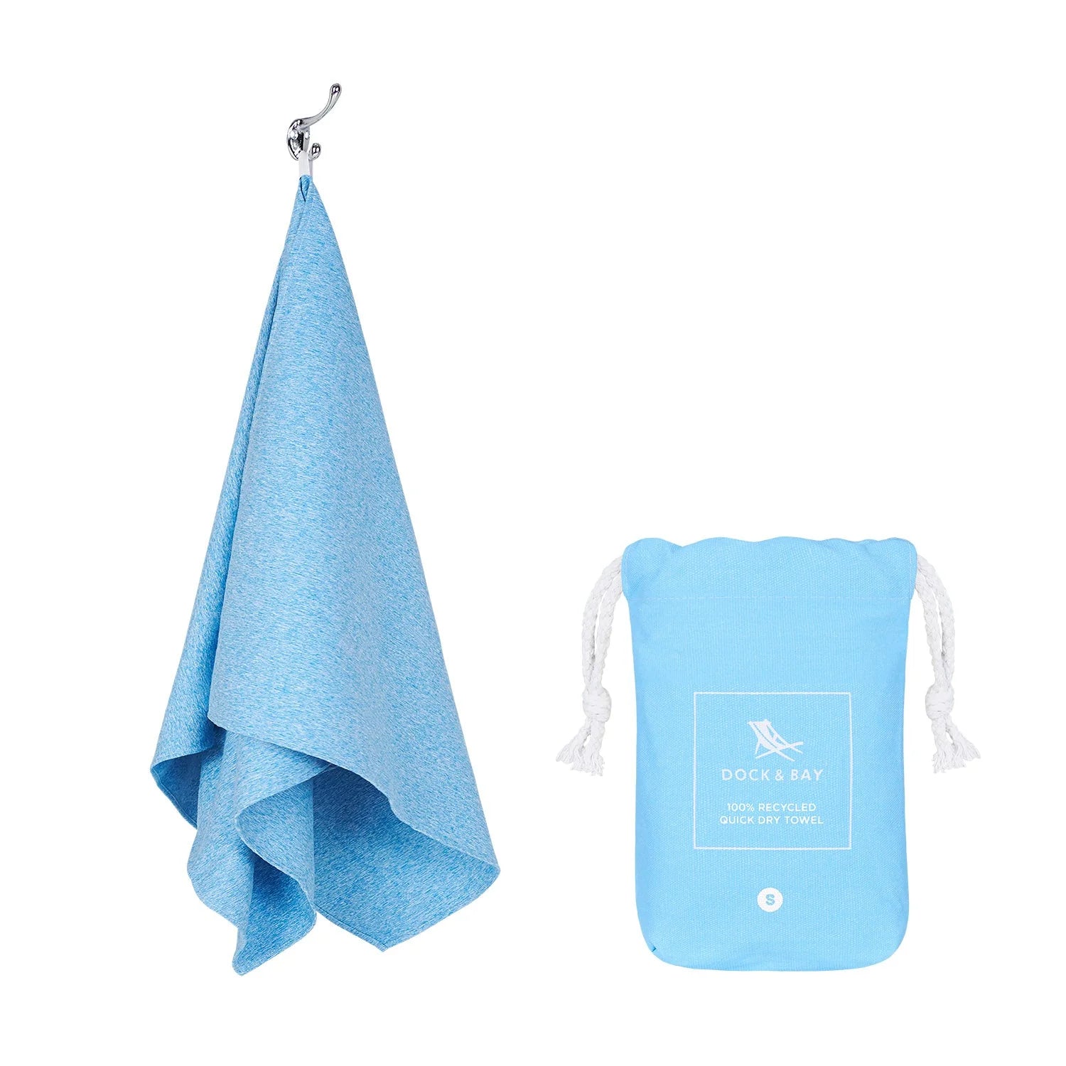 Dock & Bay Gym Towel S - Lagoon Blue