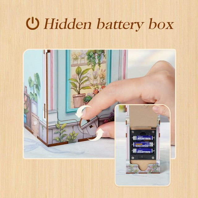 3D Book Nook Puzzle Kit - Flower Shop