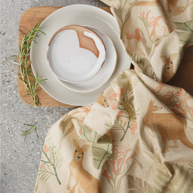 Alperstein Designs Tea Towel - Kangaroo