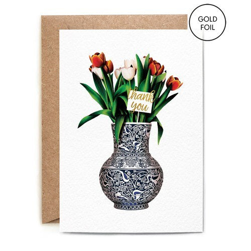 Thank You Tulips - Card