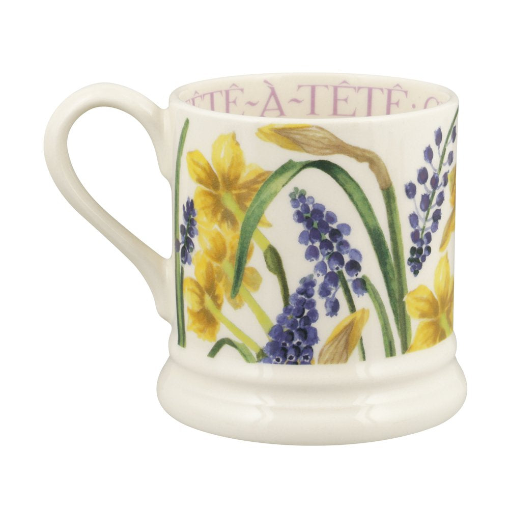 Tete-A-Tete & Grape Hyacinth 1/2 Pint mug
