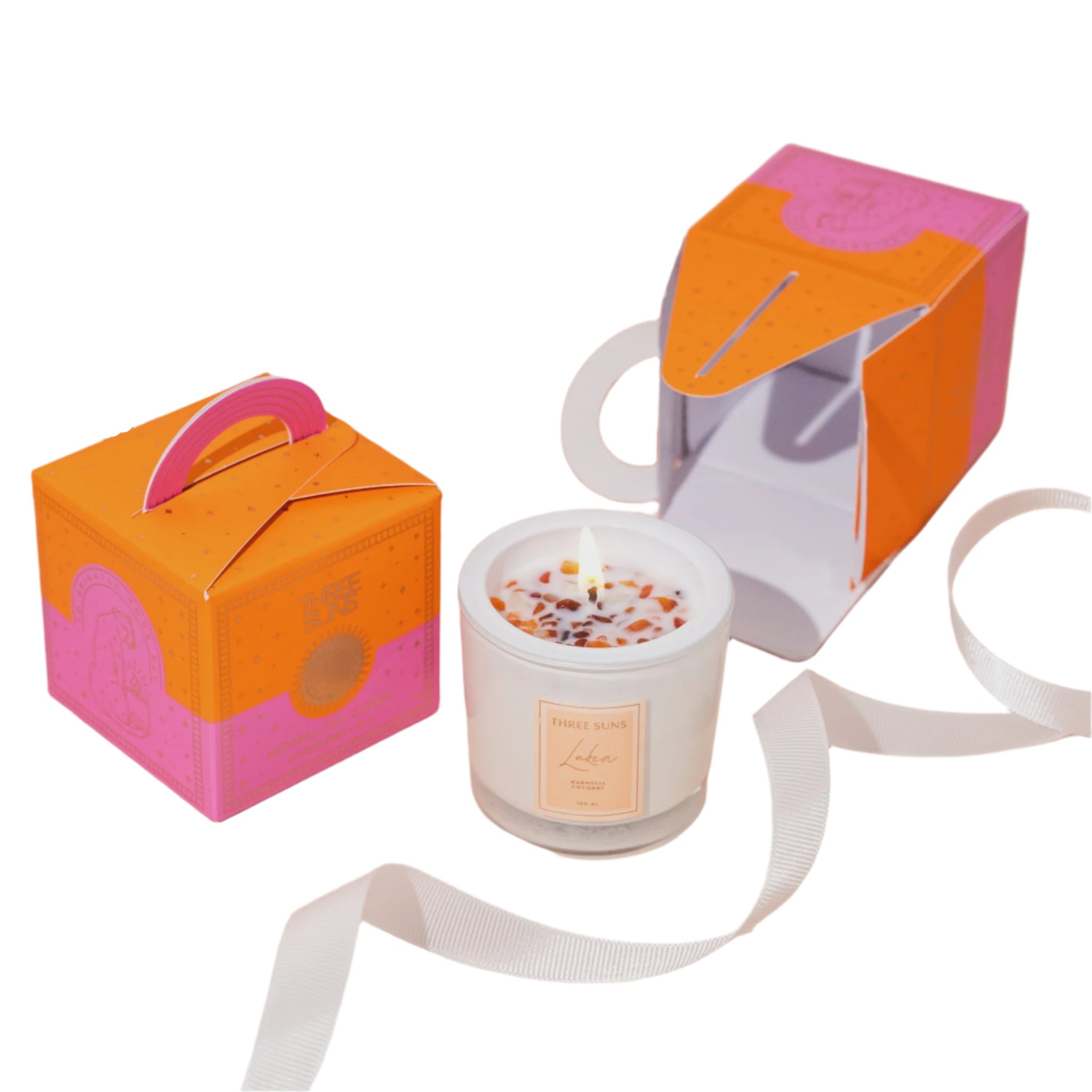 Ornament Gift Candle - Laken - Magnolia & Coconut