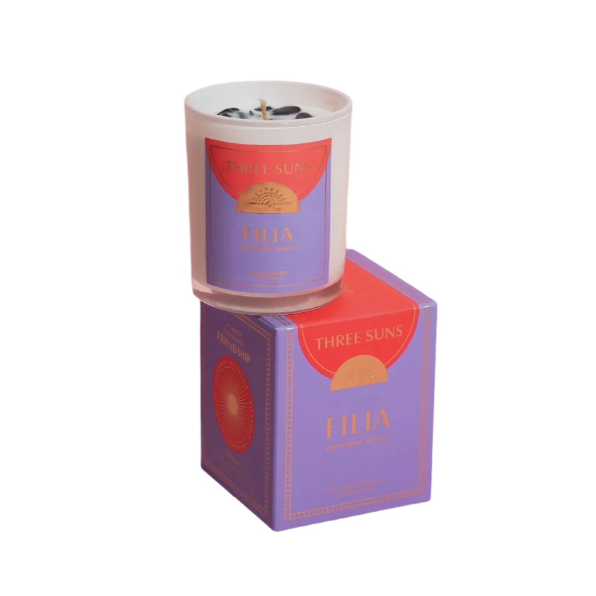 Crystal Infused Mini Candle - Filia