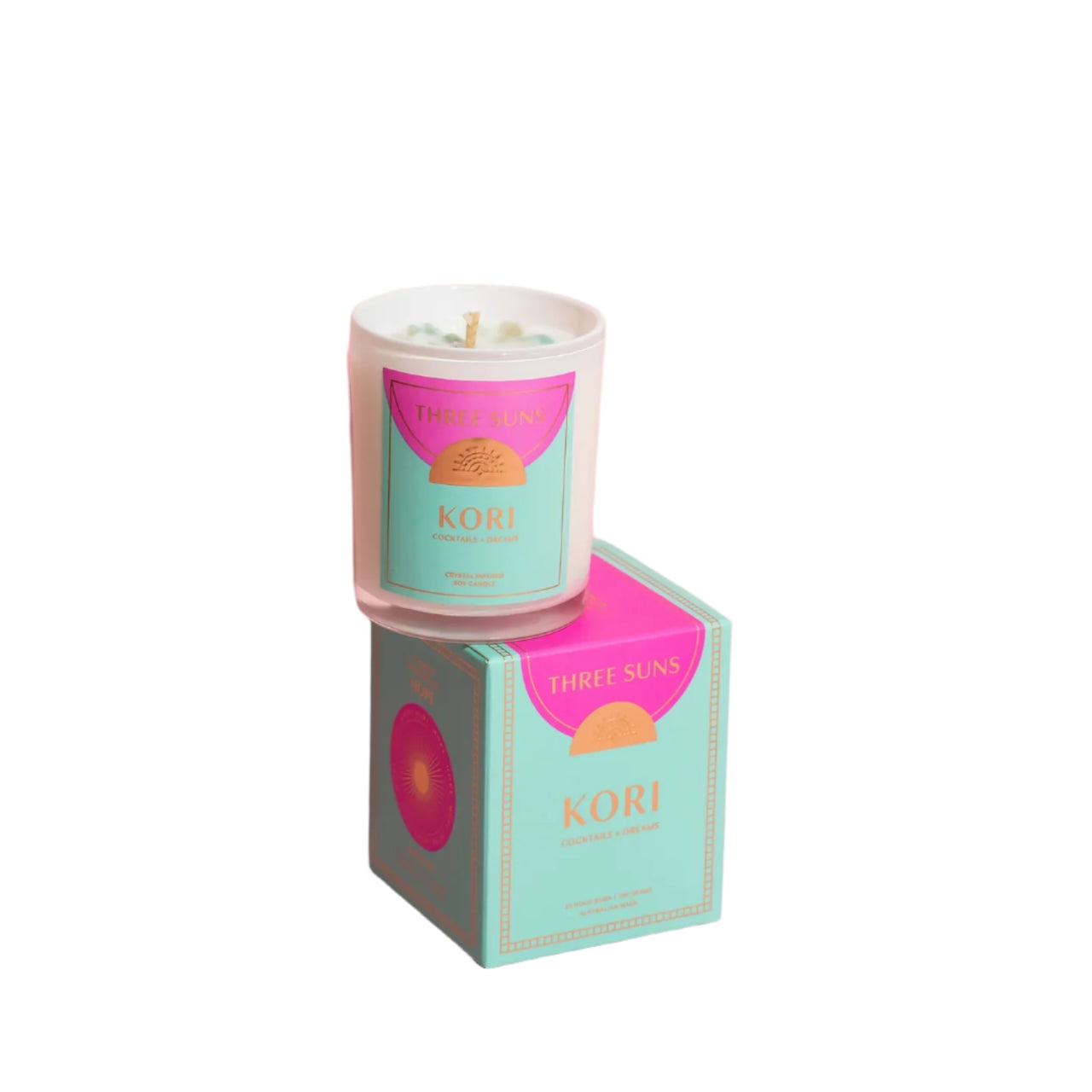 Crystal Infused Mini Candle - Kori