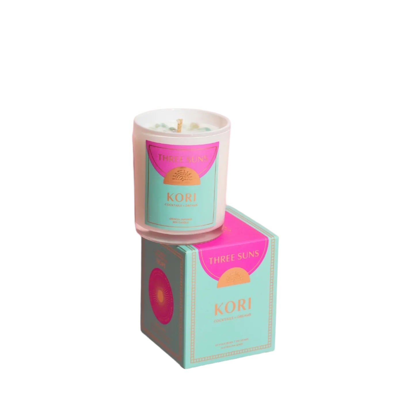 Crystal Infused Mini Candle - Kori