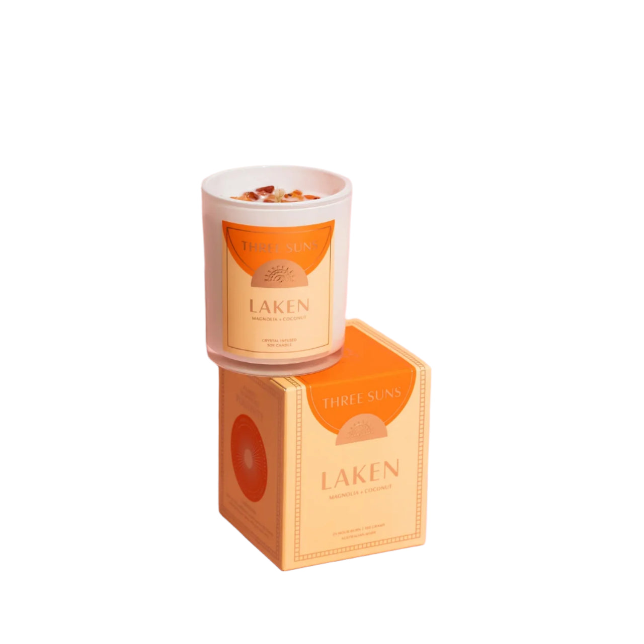 Crystal Infused Mini Candle - Laken