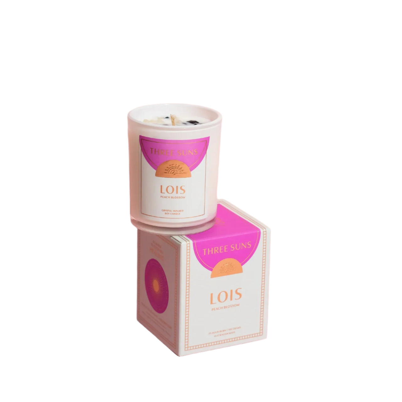 Crystal Infused Mini Candle - Lois