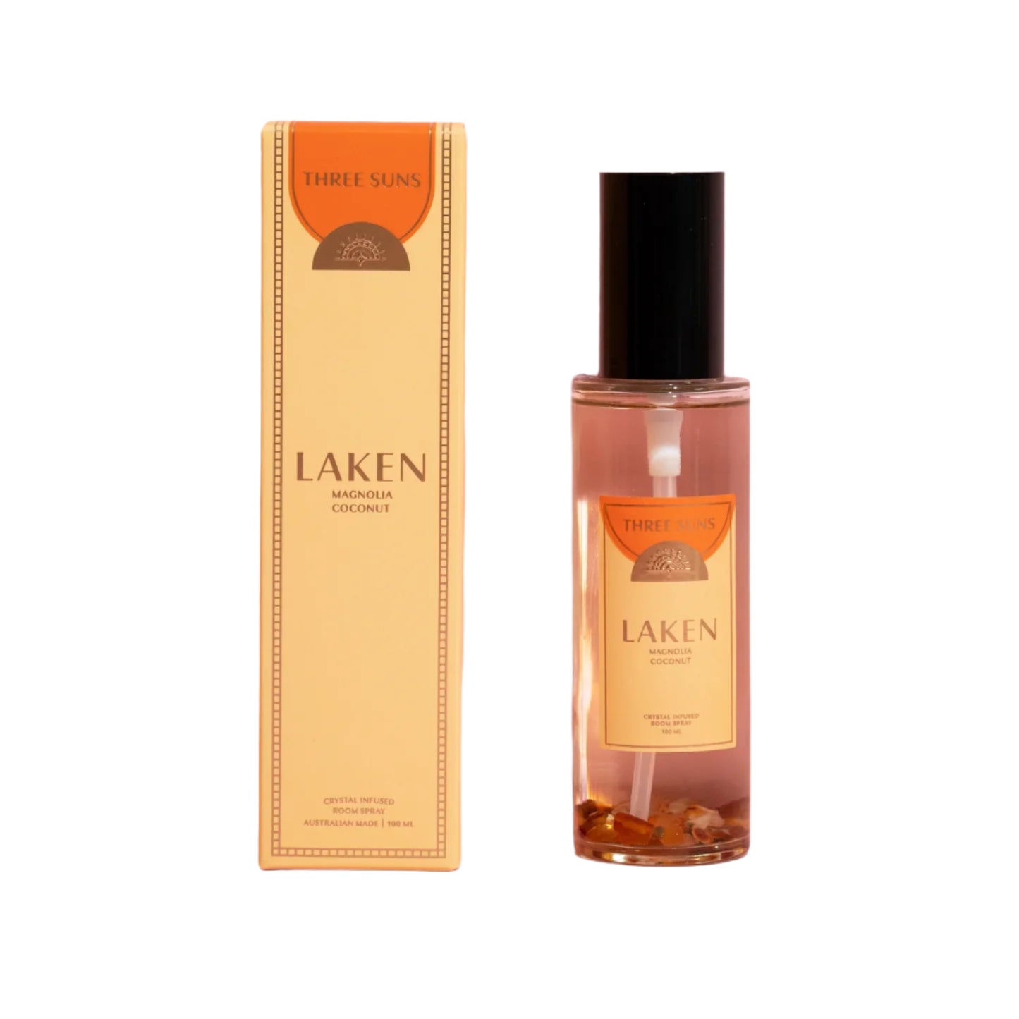 Crystal Infused Room Spray of Positivity - Laken - Magnolia & Coconut