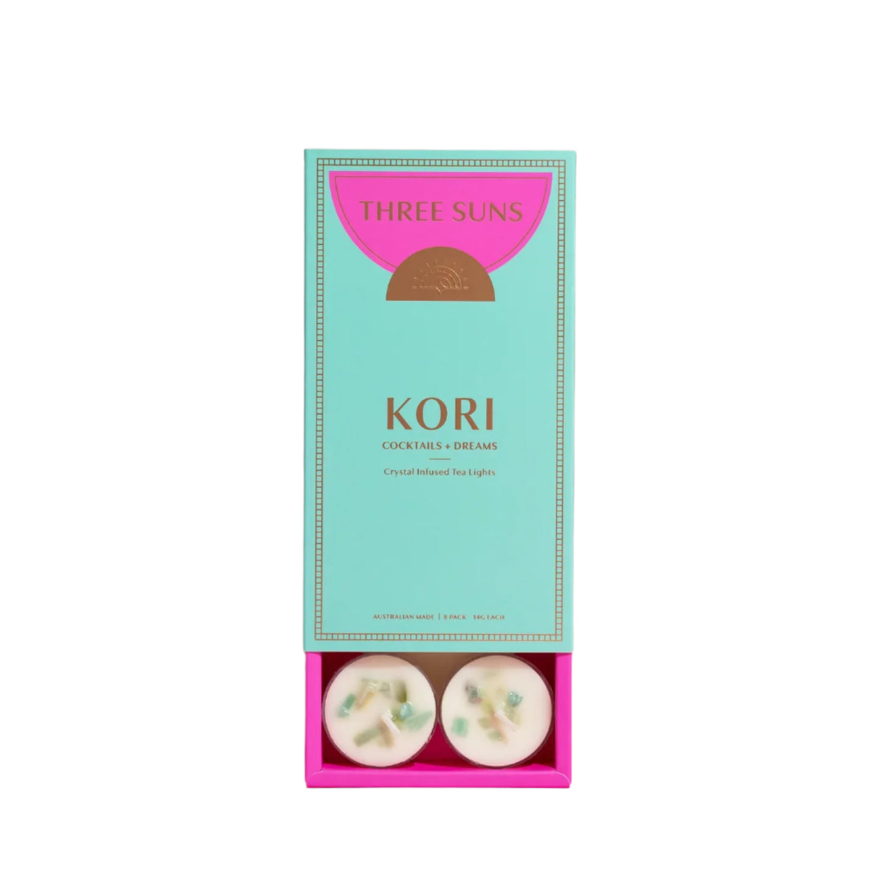 Crystal Infused Tea Lights - Kori