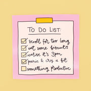 Vinyl Sticker - To Do List
