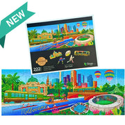 222pc Wooden Puzzle -  Magnetic Melbourne