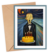 Your Birthday Is A Scream Card