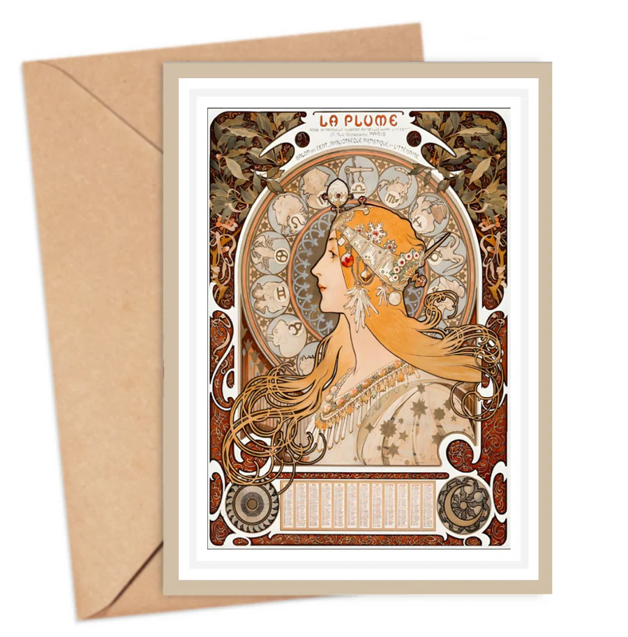 Zodiaque "La Plume" Card
