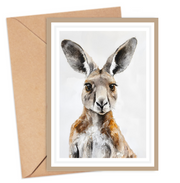 Kangaroo Dreaming Card