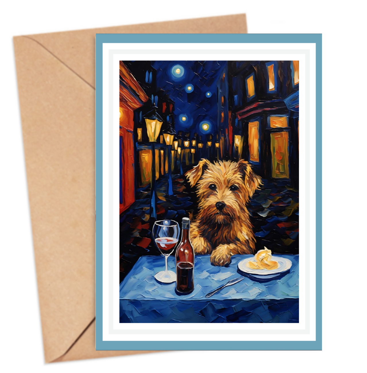 Moonlight Dinner Card