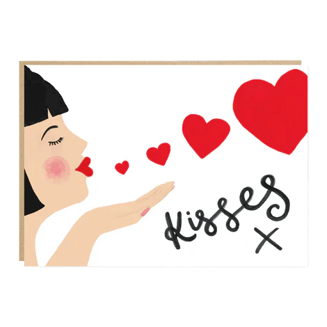 Kisses Card - Margot