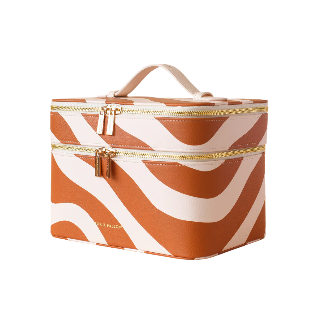 The Classic Vanity Case - Rust Swirl