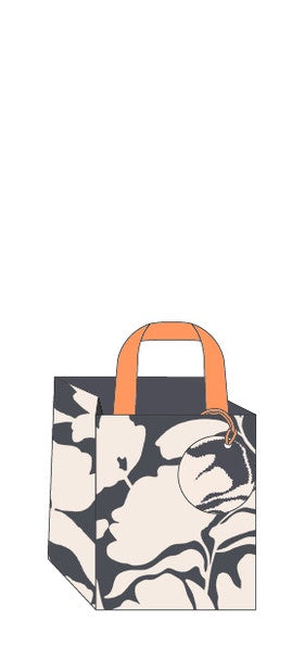 Small Gift Bag - Abstract Floral